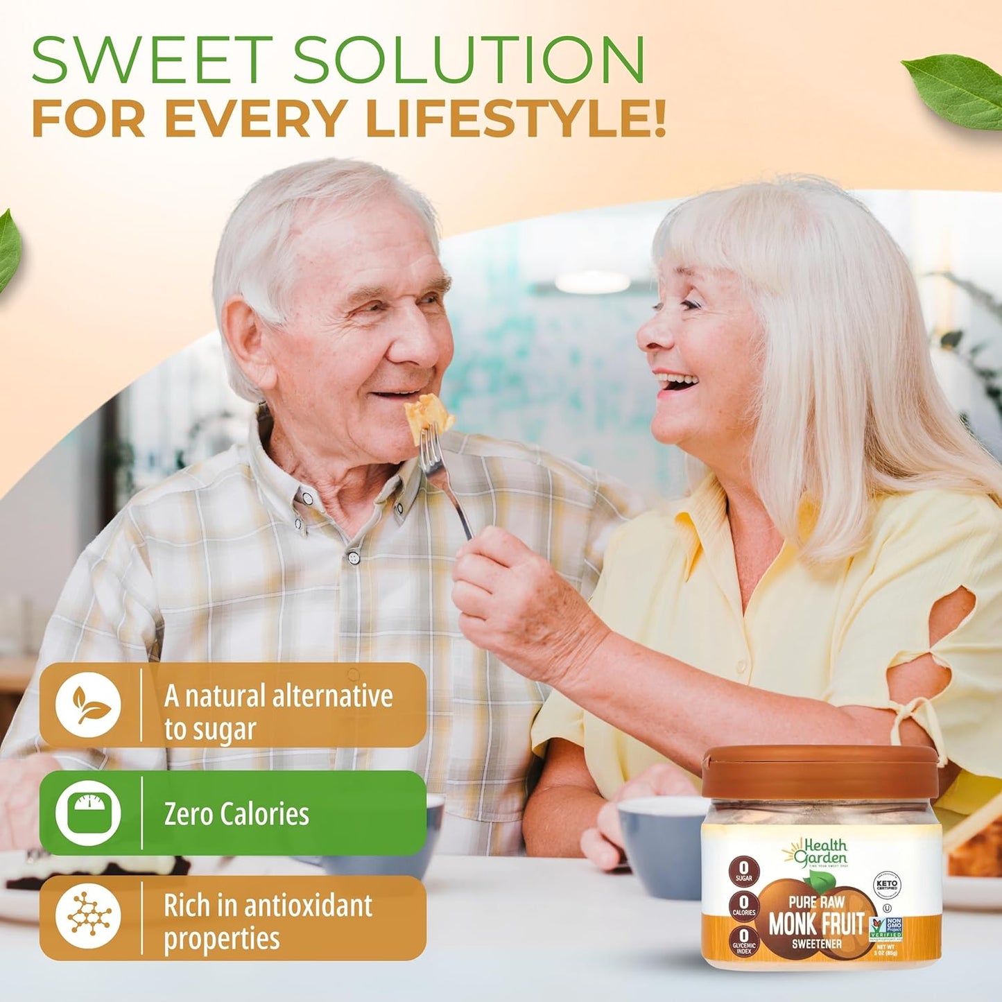 Pure Raw Monk Fruit Sweetener 3 oz (85 g)