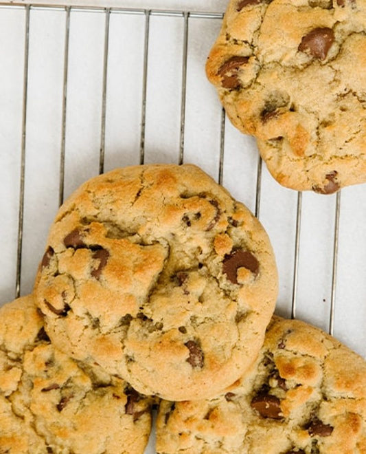 Light & Fluffy Keto Chocolate Chip Cookies