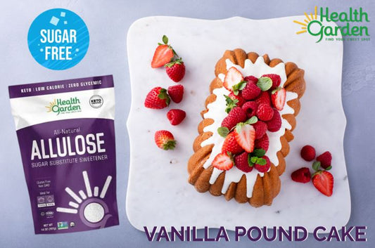 Allulose Vanilla Pound Cake