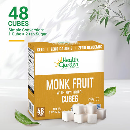 Monk Fruit Erythritol Cubes 48 ct