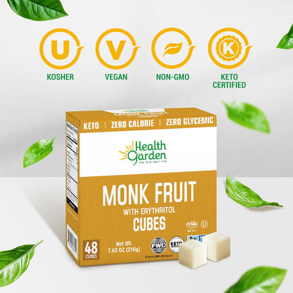 Monk Fruit Erythritol Cubes 48 ct