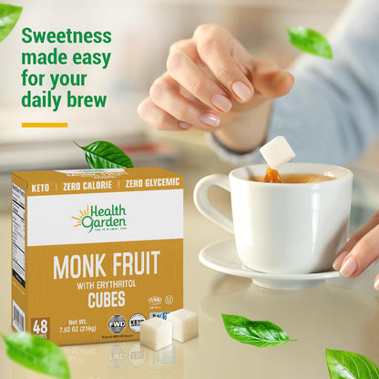 Monk Fruit Erythritol Cubes 48 ct