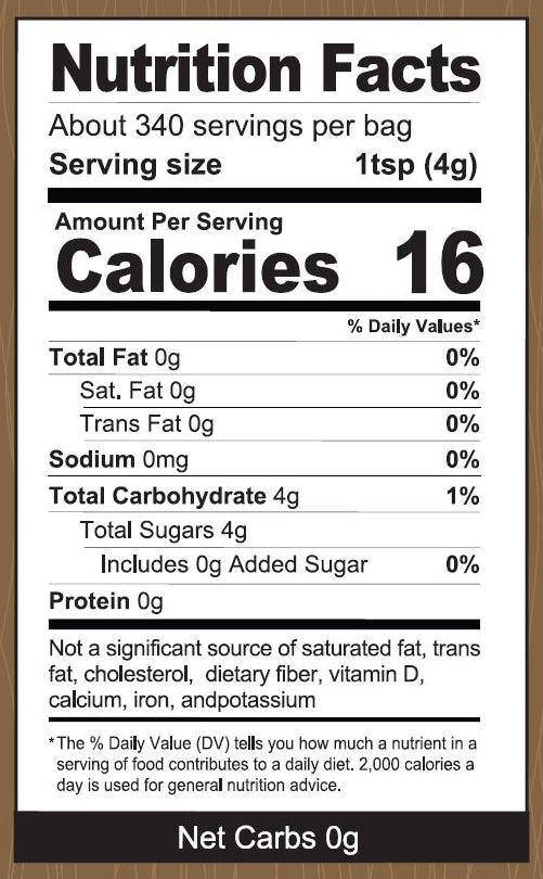 KFP Health Garden Organic Cane Sugar 3lb