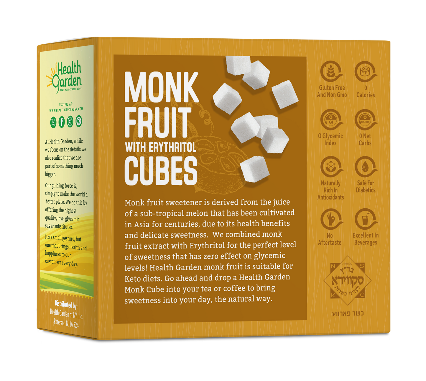 Monk Fruit Erythritol Cubes 48 ct