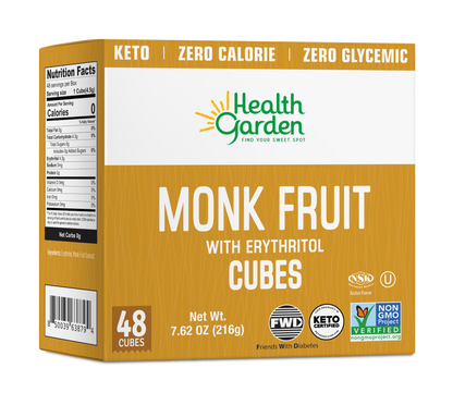 Monk Fruit Erythritol Cubes 48 ct