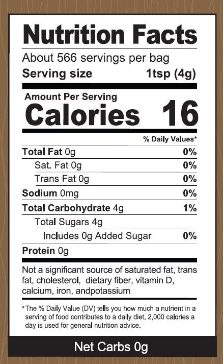 KFP Health Garden Organic Cane Sugar 5lb