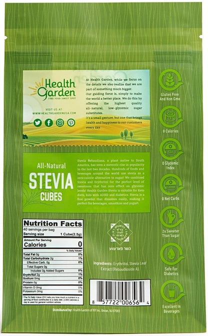 Stevia Erythritol Cubes 40ct bag