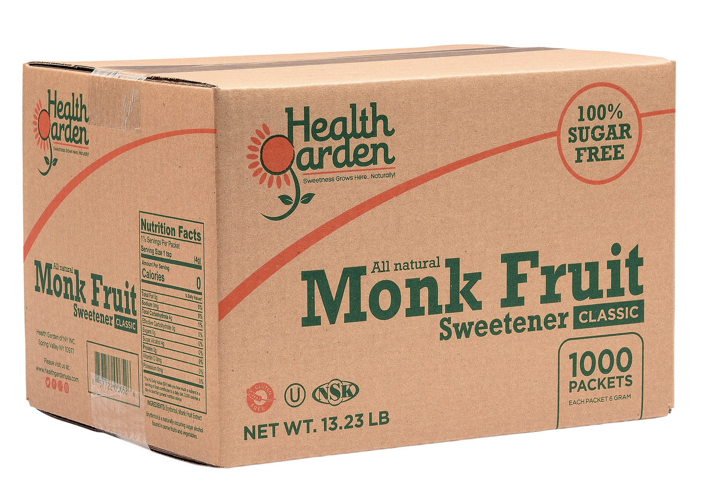 Monk Fruit Classic 1000ct Packets