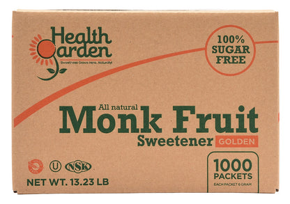 Monk Fruit Golden 1000ct Packets