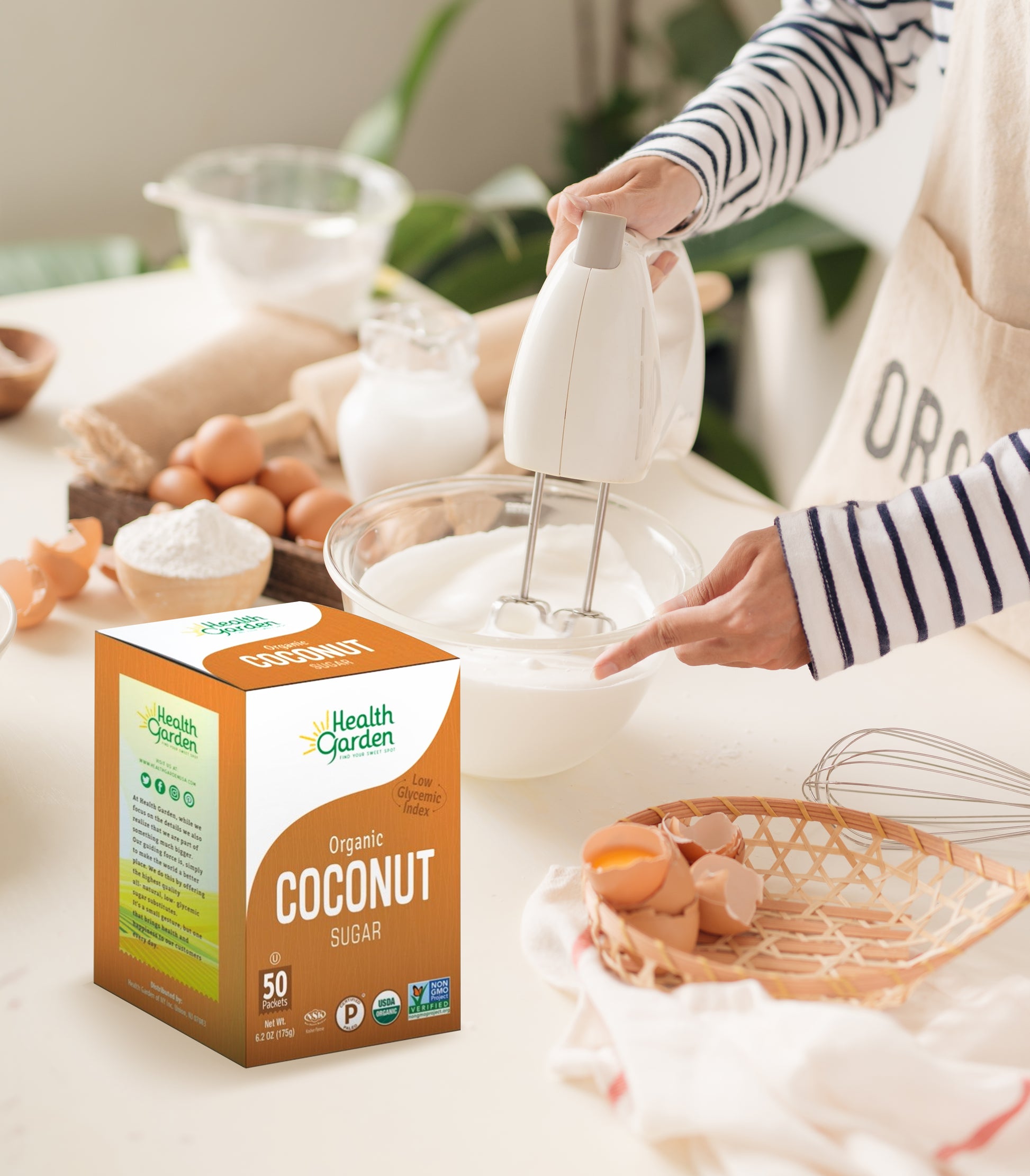 coconut palm sugar individual packets Health Garden Coconut Sugar Packets