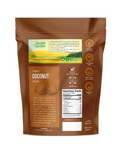 is organic coconut palm sugar good for you Organic Coconut Sugar – HealthGarden