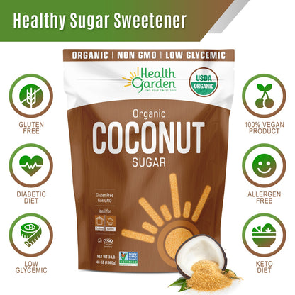 keto coconut palm sugar Organic Coconut Sugar – HealthGarden