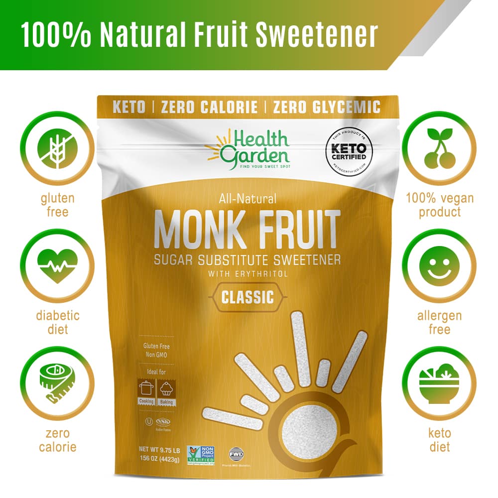 Monk Fruit Allulose Sweetener – HealthGarden